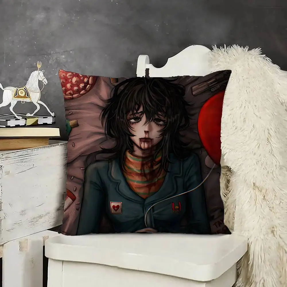 لعبة S-Mouthwashing-H كيس وسادة رمي غطاء وسادة الشمال خمر نمط وسادة تغطي غرفة المعيشة المنزلي أريكة الأريكة مقعد ديكور