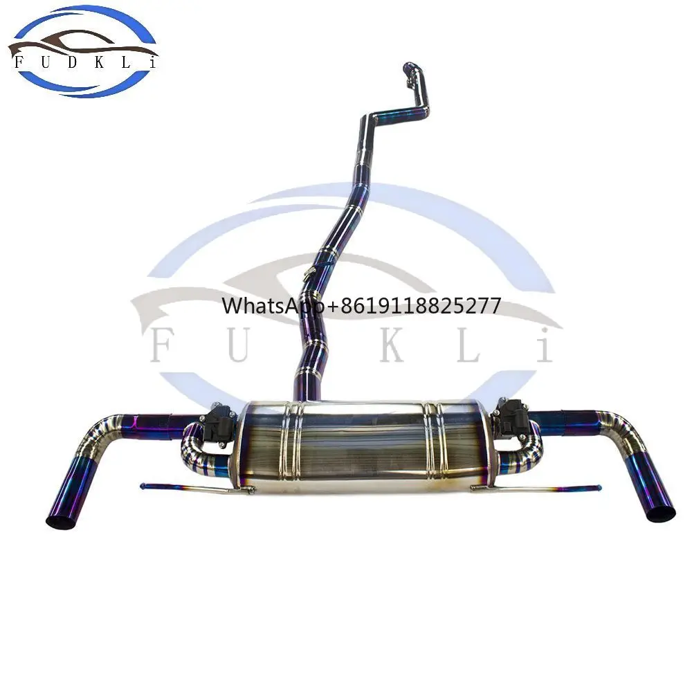 Hot-Sell Titanium Alloy Exhaust Catback For Mercedes-Benz GLC300 GLC200 With Muffler Valves Pipes Exhaust Auot Racing System