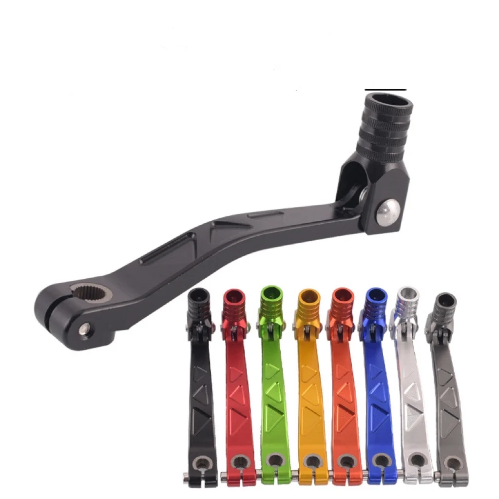 Pop 10 Mm Folding Shifter Shift Lever Universal For Honda XR CRF 50 70 100 125 Dirt Bike Red Aluminum Alloy