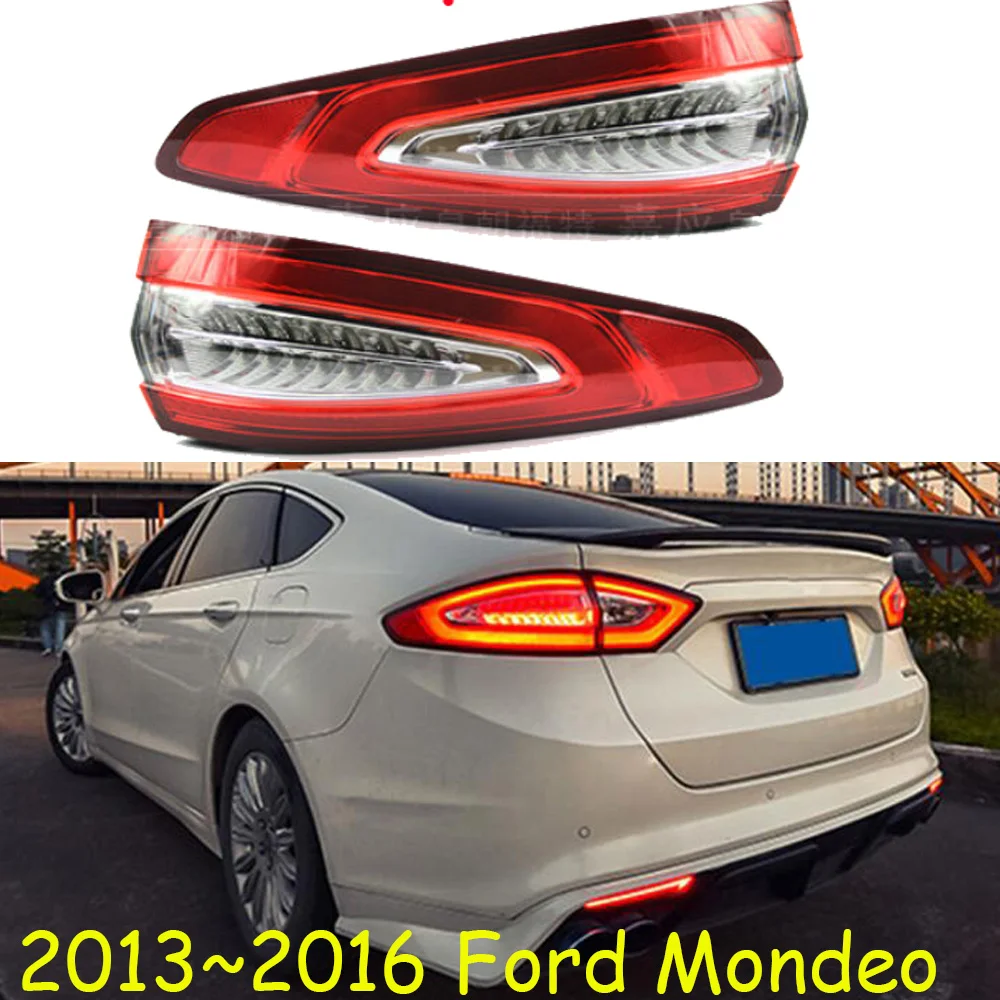

2 шт. внешний Стайлинг автомобиля для задних фонарей Mondeo 2013 ~ 2016 задние фонари Mondeo светодиодные автомобильные аксессуары Fusion задний фонарь задний фонарь