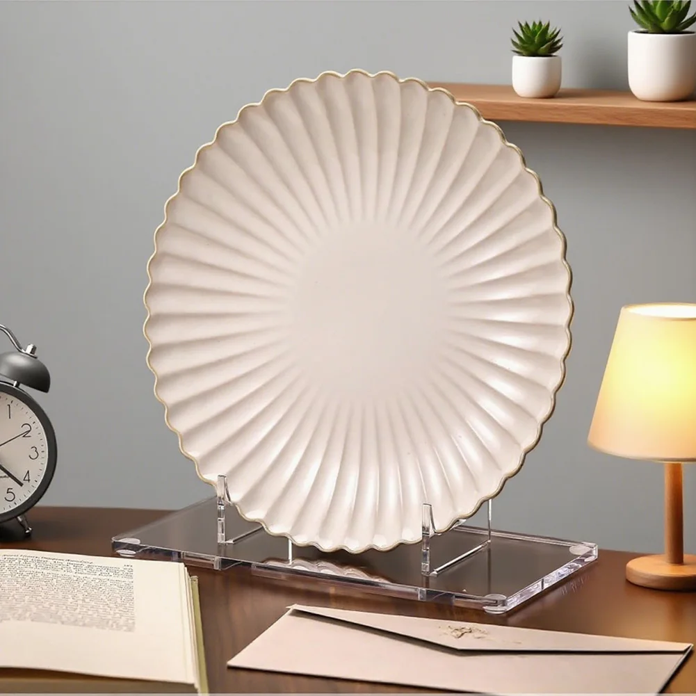 

Универсальная акриловая подставка для книг из 1 шт.: элегантный дисплей для фотографий, искусств и многого другого! Настольная стойка для хранения, декоративный кронштейн, держатели для хранения