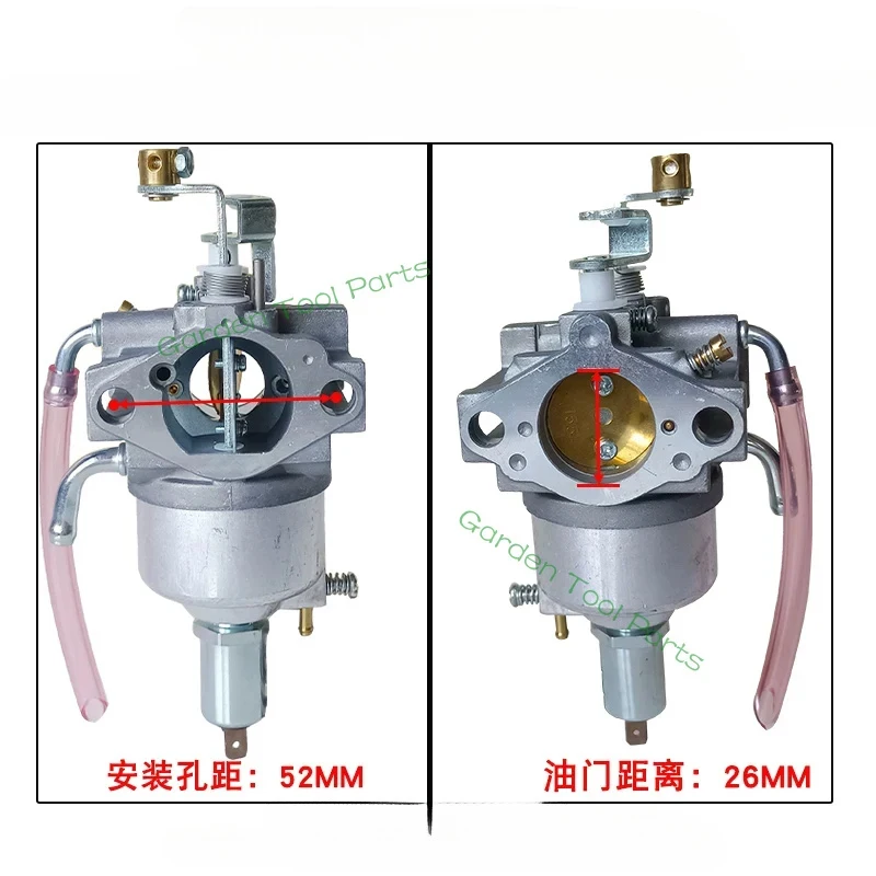 XMSJ Premium Carburetor Carb OEM KK16015AA VP6U for 6 Row High Speed Rice Transplanter Gas Engine Farm Machinery Spare Parts