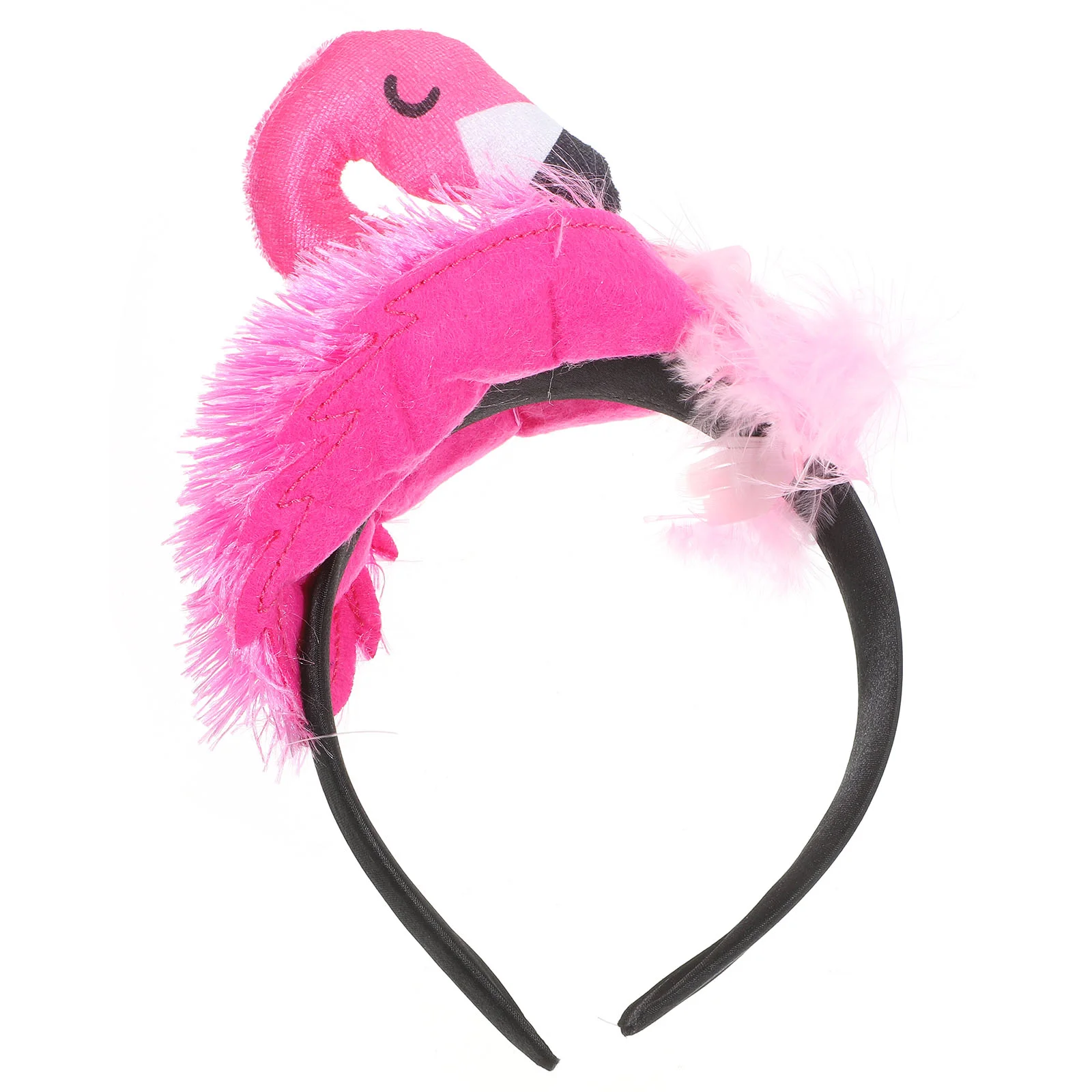 Bandeau de sauna flamant rose pour bébés filles, 2 nœuds, accessoires de cheveux, plumes en satin pour enfants