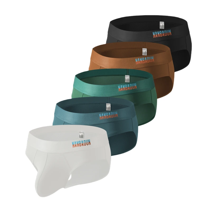 

Solid Briefs Men Underwear Male Wide Belt Panties Sexy Big Pouch Bikini Slips Hombre Breathable Men Exotic Lingerie Cuecas