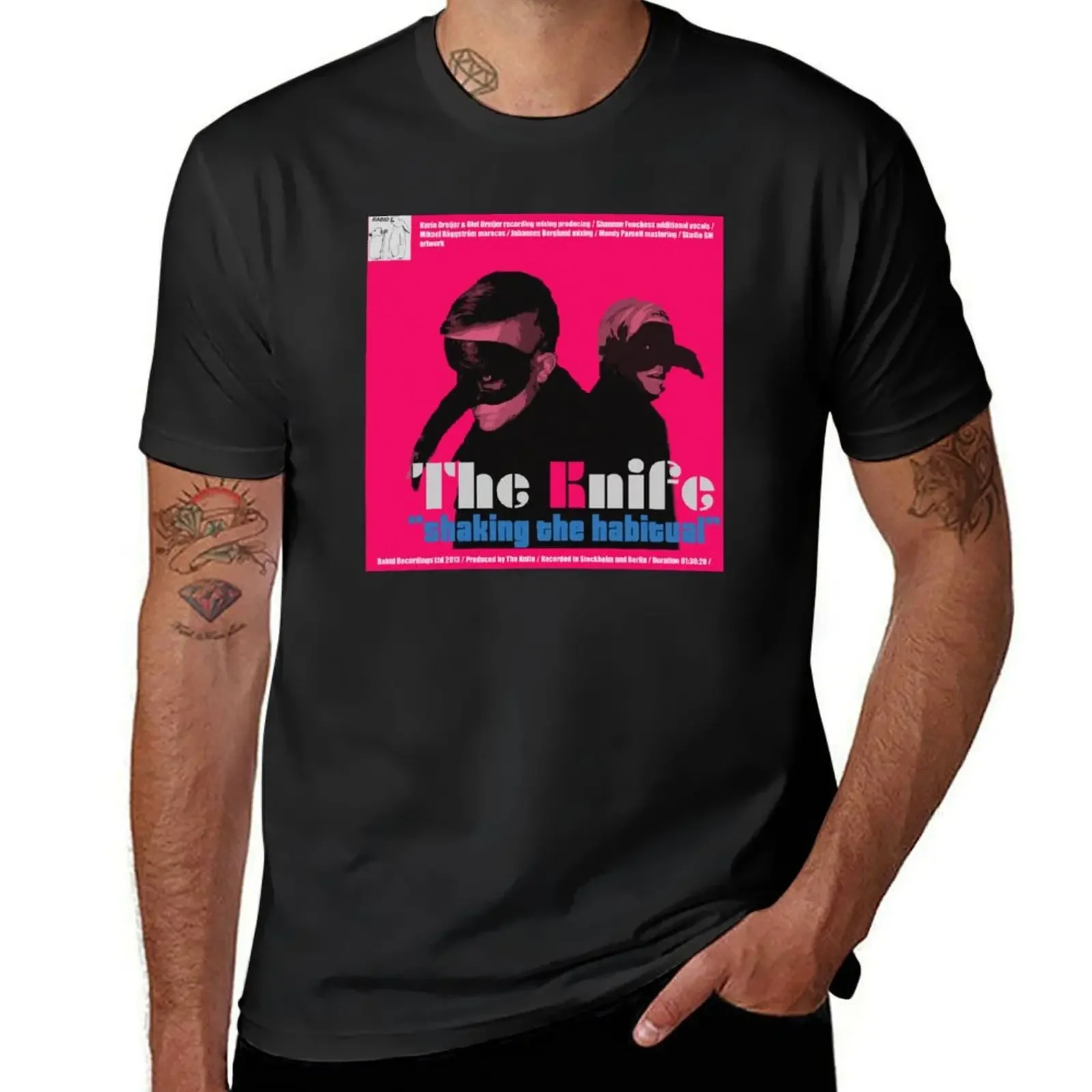 The Knife - Shaking The Habitual (Retro album cover) T-Shirt plus size tops anime figures vintage t shirts men clothes