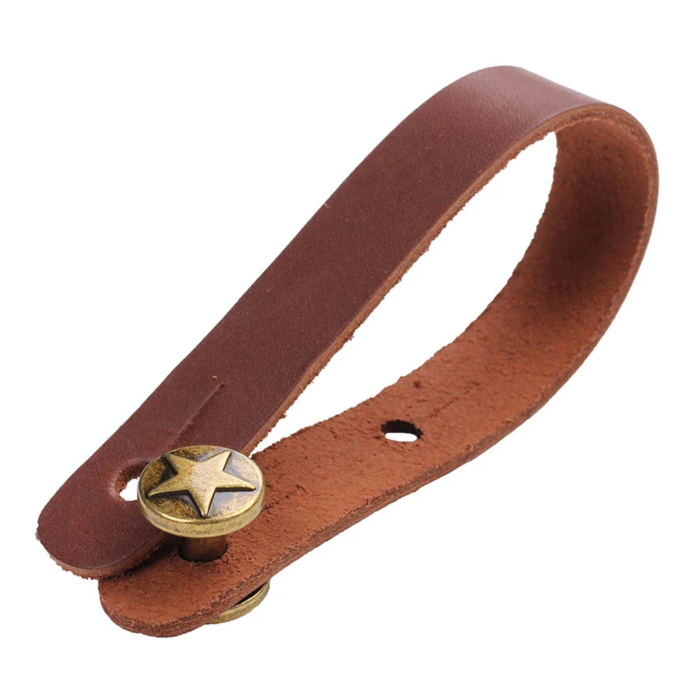 

Assorted Color Guitar Bass Ukulele Headstock Straps Neck Straps Guitar Supplies Non-Slip Buckle Accessories Headstock Strap