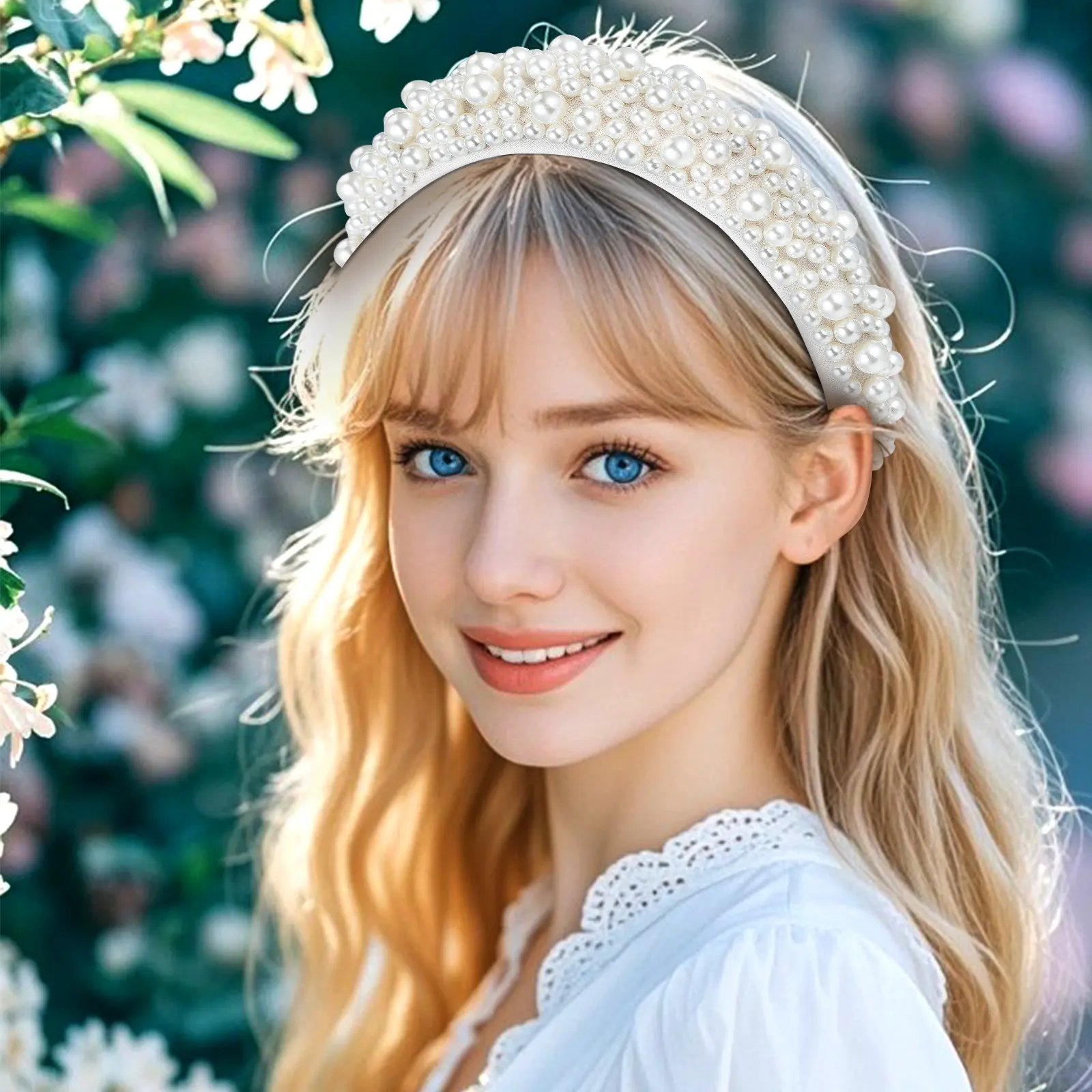 Headband Decorative For Party Hair Accessory Hairband Exquisite Women Sponge Lightweight Elegant