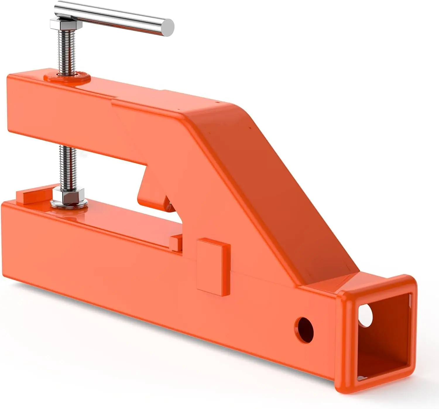 

2' Clamp On Trailer Hitch Receiver, Orange, Reliable Towing for SUVs & Trucks