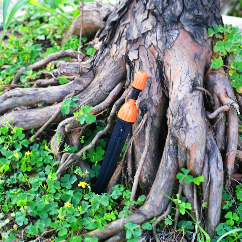 Pulverizador de 8 saídas ajustável, gotejador, 1/4 ''4/7mm, emissor de mangueira, kits de rega, sistema de irrigação por gotejamento, estufas