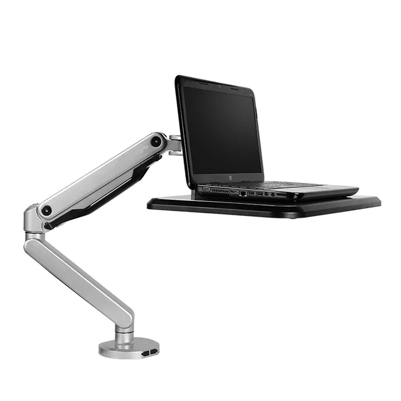 High-End Laptop Holder Notebook Bracket Adjustable Gas Spring Mount Fit for 10