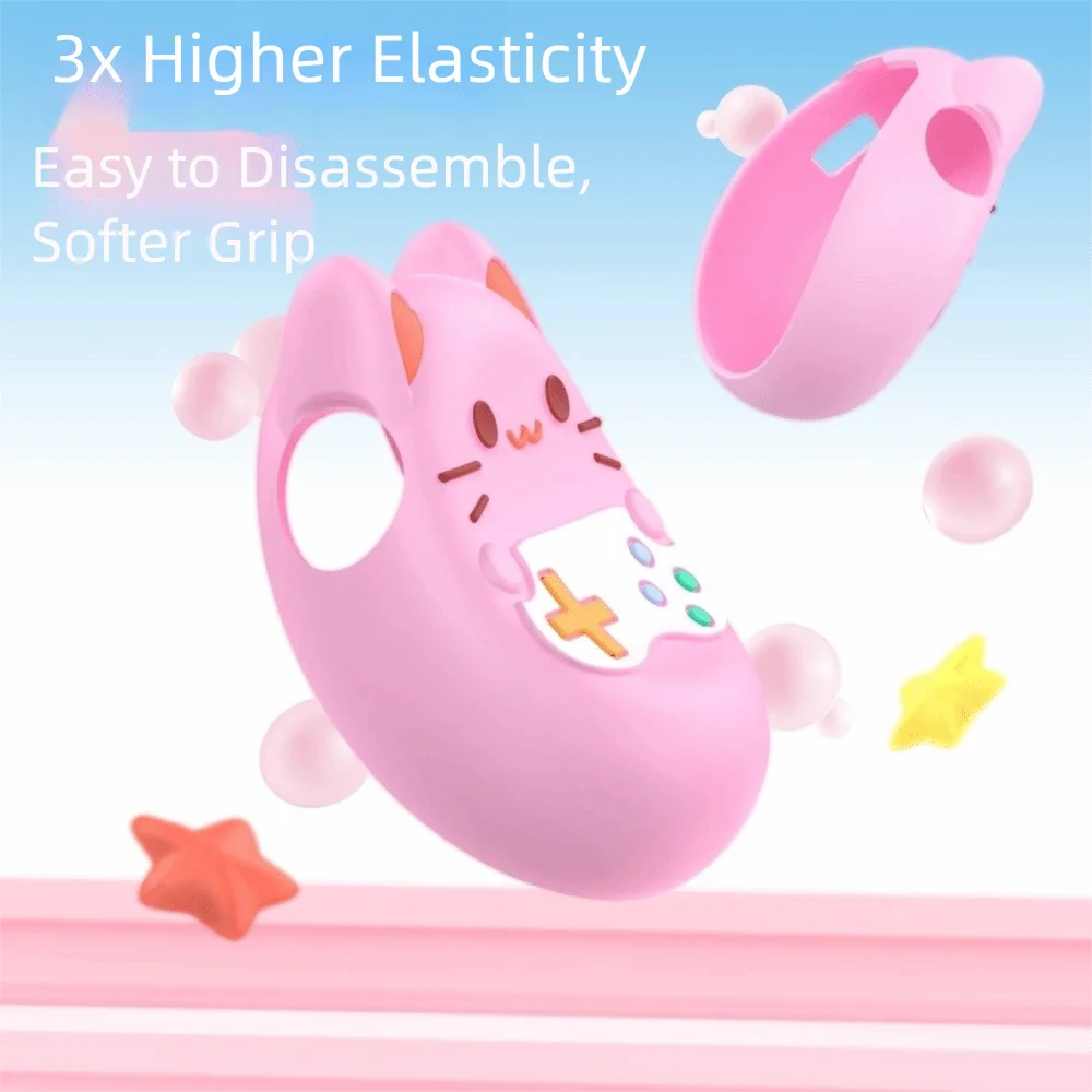 الكرتون ل Tamagotchi الجنة غطاء من السيليكون رقيقة جدا عدم الانزلاق الغطاء الواقي سقوط مقاومة لعبة الملحقات أجزاء اللعبة