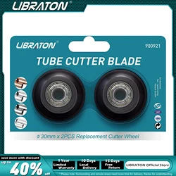 LIBRATON 2Pcs Pipe Cutter Replacement Blade for Pipe Cutter for Cutting Pipes of Aluminum Copper, PVC, Thin Stainless Steel Tube