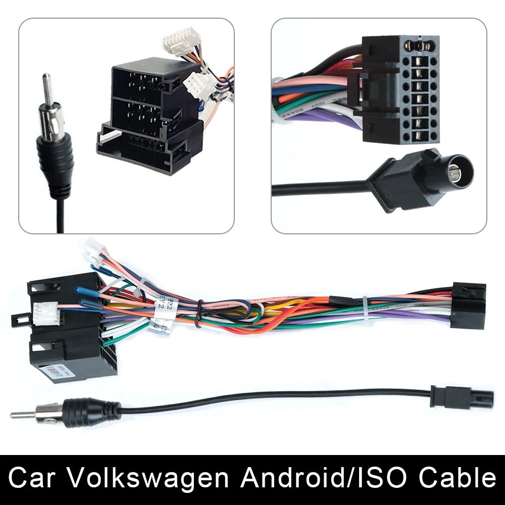 Cavo Radio Android per auto RCA 2 Din per Suzuki Buick Volkswagen ISO Hyundai Kia Honda Toyota Nissan Mitsubish