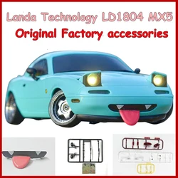 LD LDR/C LD1804 MX5 RC Drift Car Original Parts Rearview Mirror Light Full Headlights Tongue A04