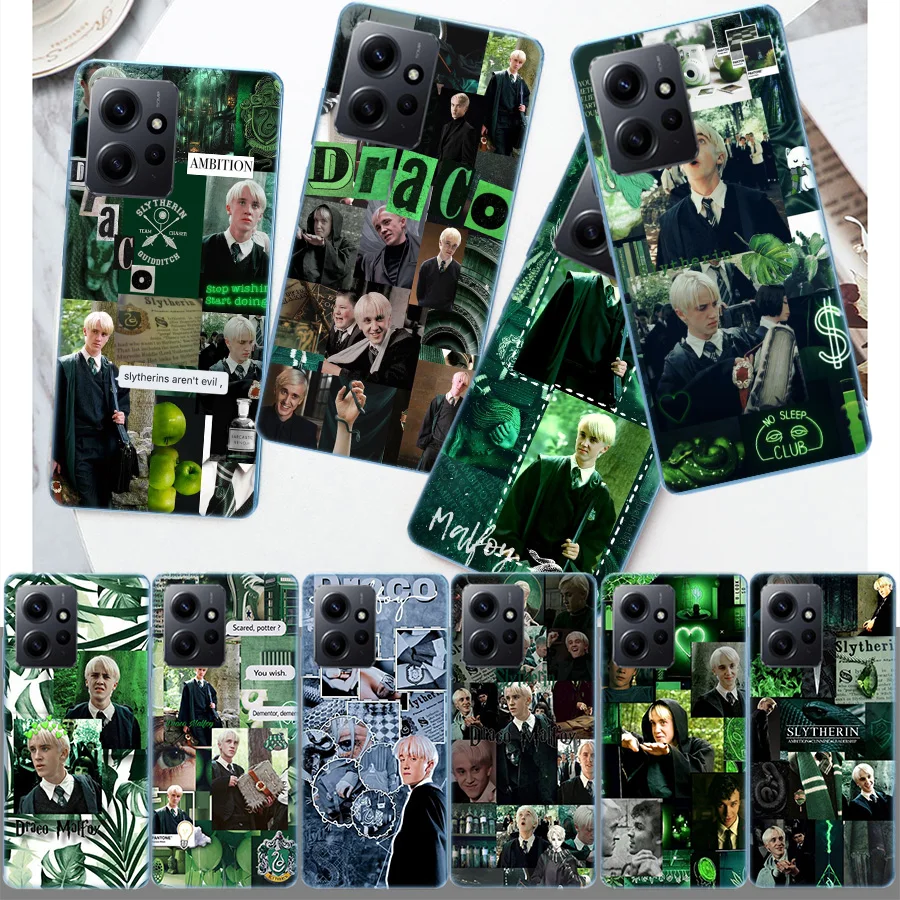 D-Draco M-Malfoy Cover Case For Xiaomi Redmi Note 13 5G Plus 12 12C 10 10A 10C 10X 9 9A 8 8A K60 K70 K20 Pro Phone 7 7A 6 6A TPU