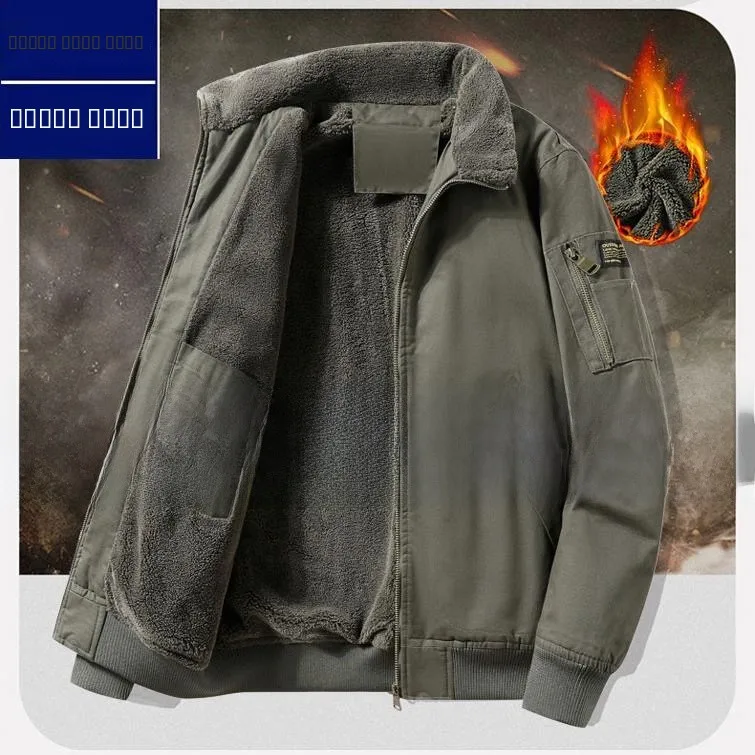 

Утепленная хлопковая куртка для мужчин на осень-зиму, многокарманная рабочая одежда, теплая верхняя одежда, повседневное пальто Cleanfit с длинными рукавами