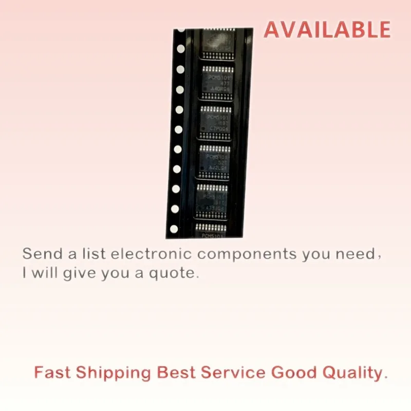 5-100PCS PCM5102APWR PCM5102A DAC IC Chip TSSOP-20 Digital to Analog Converter