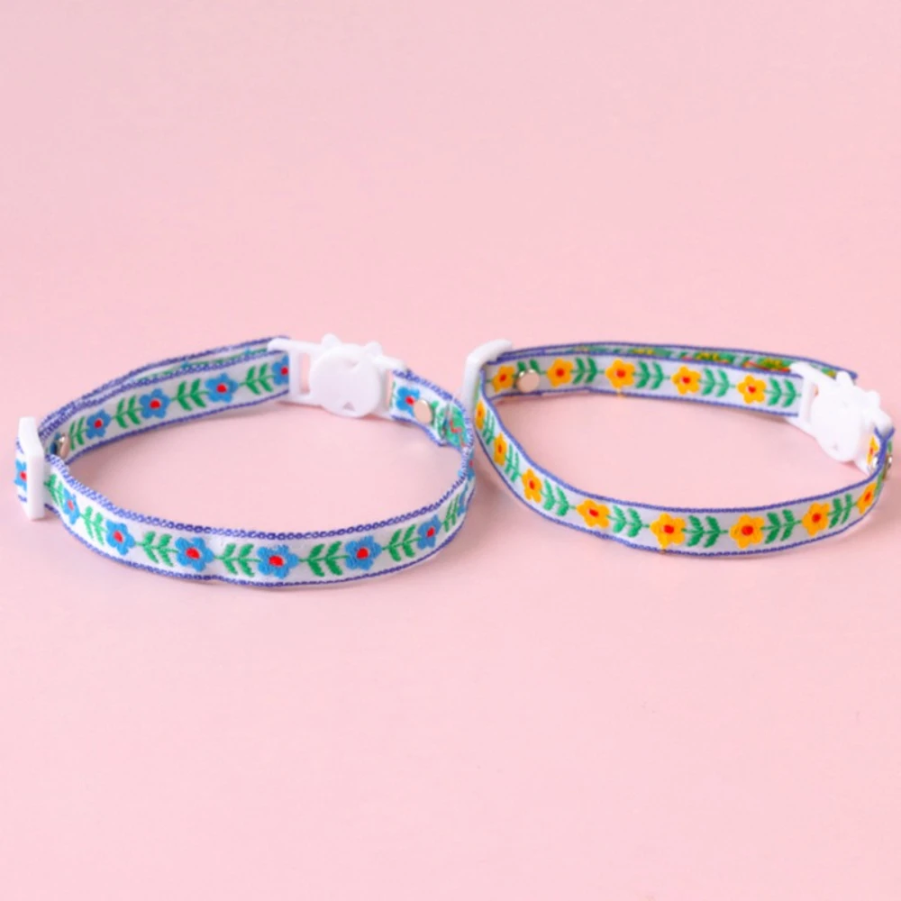 Collar arcoíris para perros y gatos - hebilla segura silenciosa Corgis - imagen 2