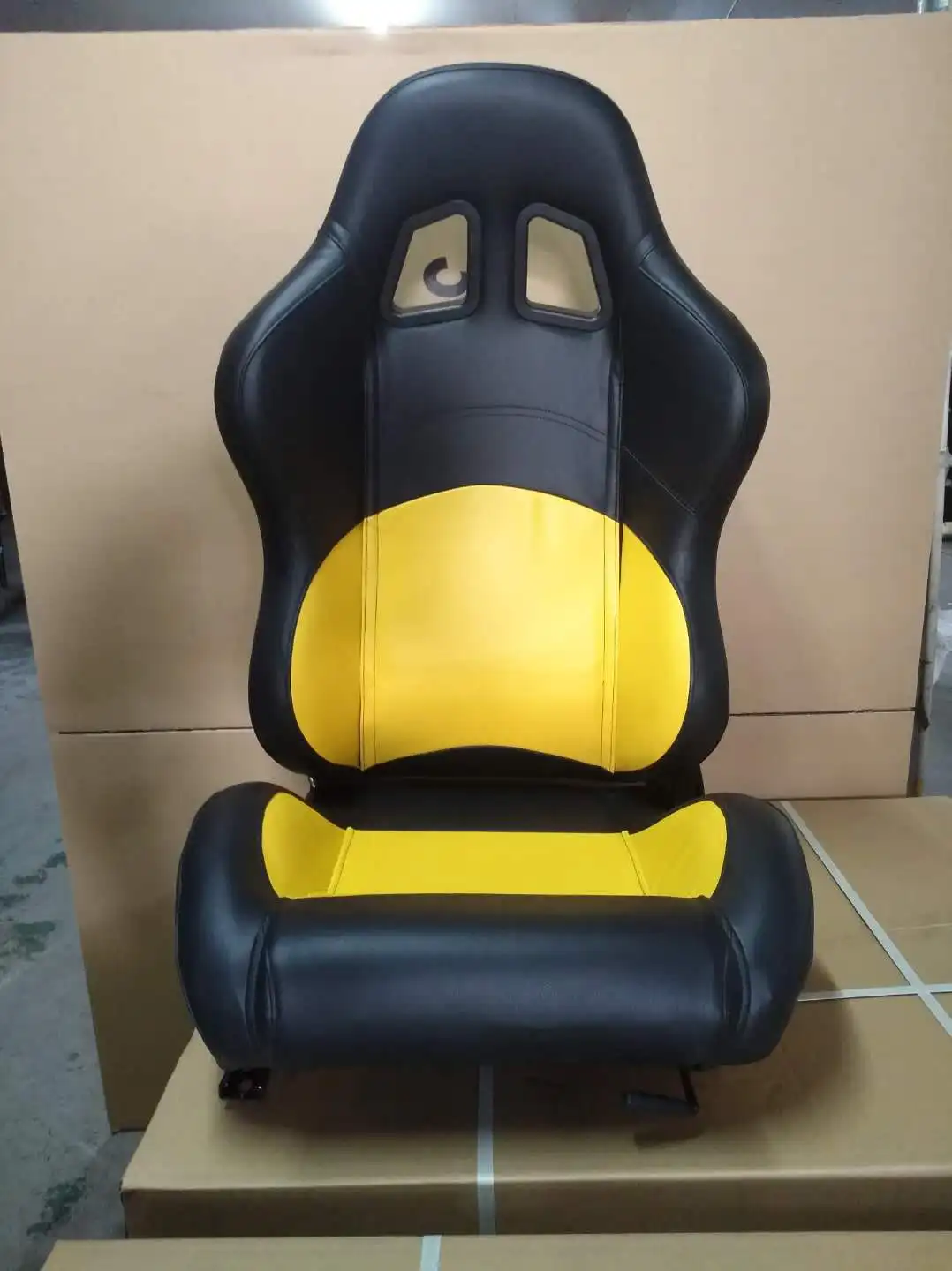 JBR1032 Universal Racing Car Seat Durable Comfortable PVC Leather Cloth PU Materials Designed Sports Cars