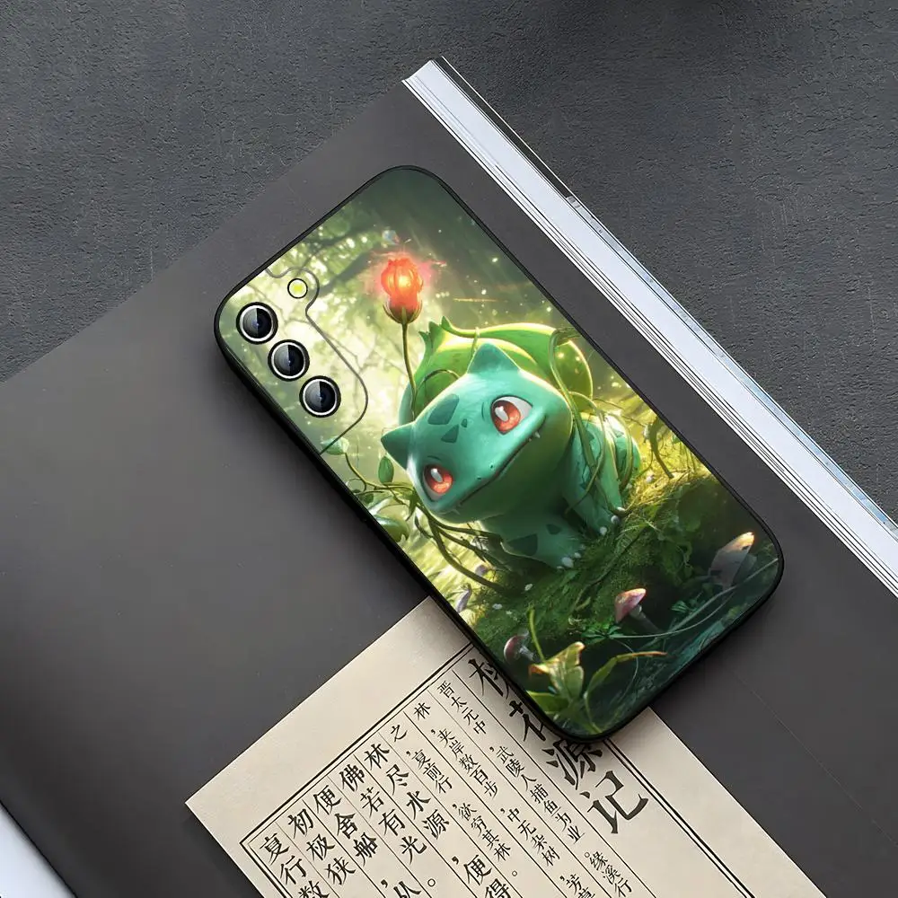 Pokémon Bulbasaur Phone Case for Samsung Galaxy S24 S22 S23 S20 S21 Ultra Fe Plus M54 A34 A54 A24 A52 A53 Coque