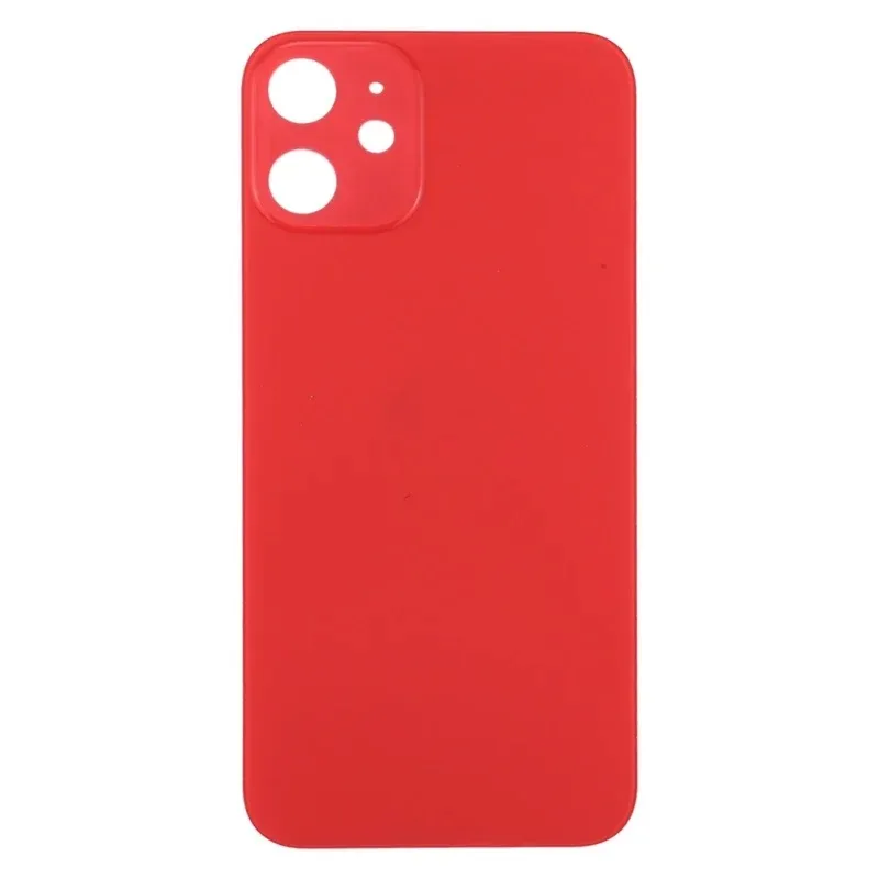 Back Glass For iPhone 12 Back Cover Glass Fast Replacement Housing Battery Cover Big Hole Rear Glass with  glue view 4