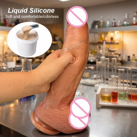Thick Dildos Realistic Liquid Silicone Huge Penis Women Sex Toys G-spot Masturbation Big Dick Strap on Anal Dildo Lesbian 18+