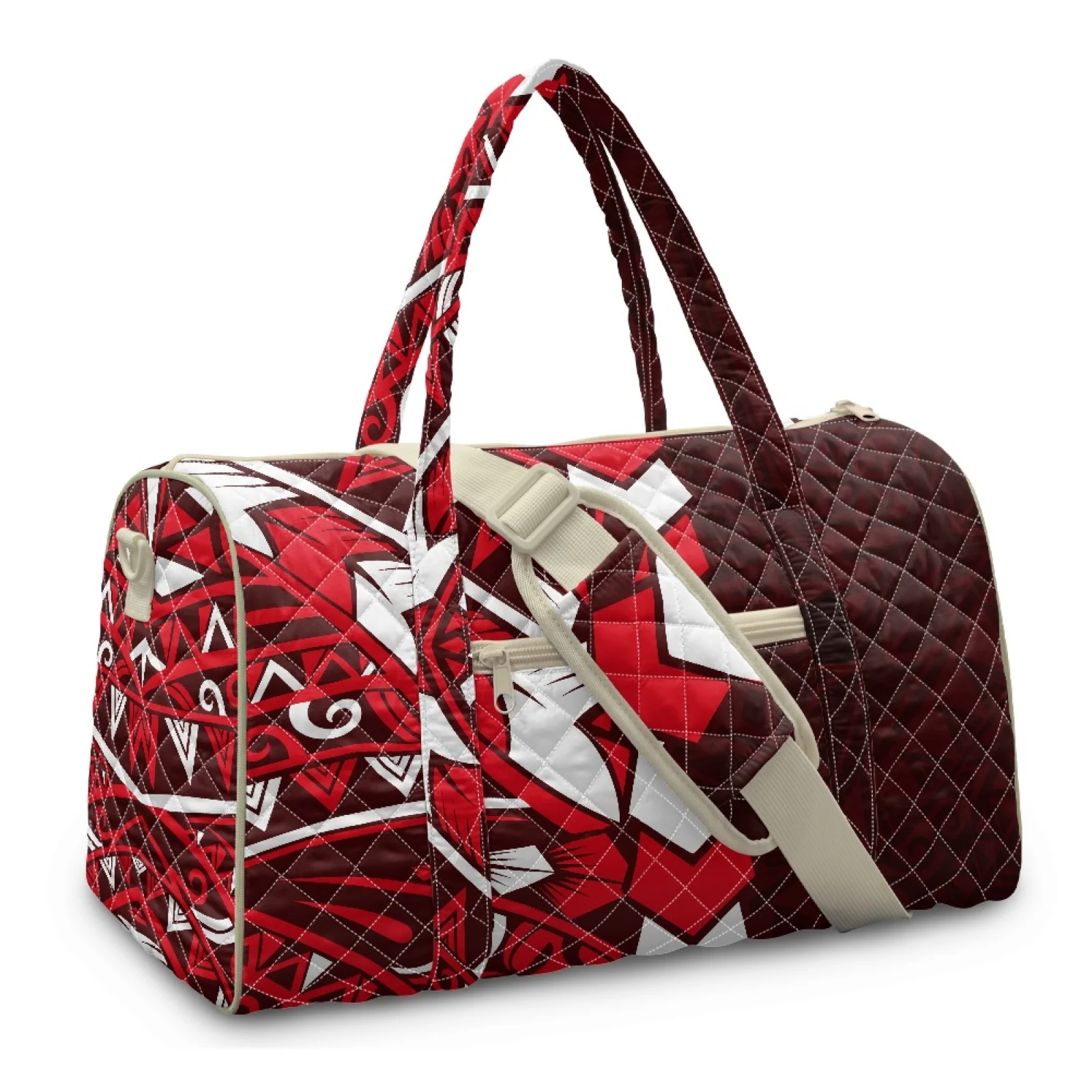 Coloranimal Large Capacity Gym Bag Washable Travel Bags for Workout Women Red New Trend