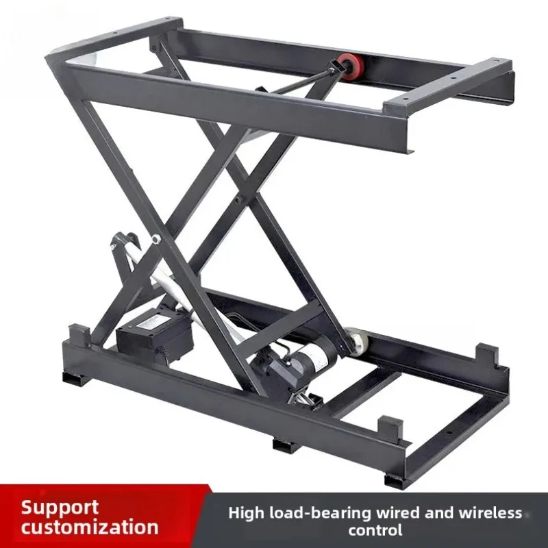 Smart Electric Lift Table Frame - Motorized Folding Metal Base for Adjustable Height Furniture