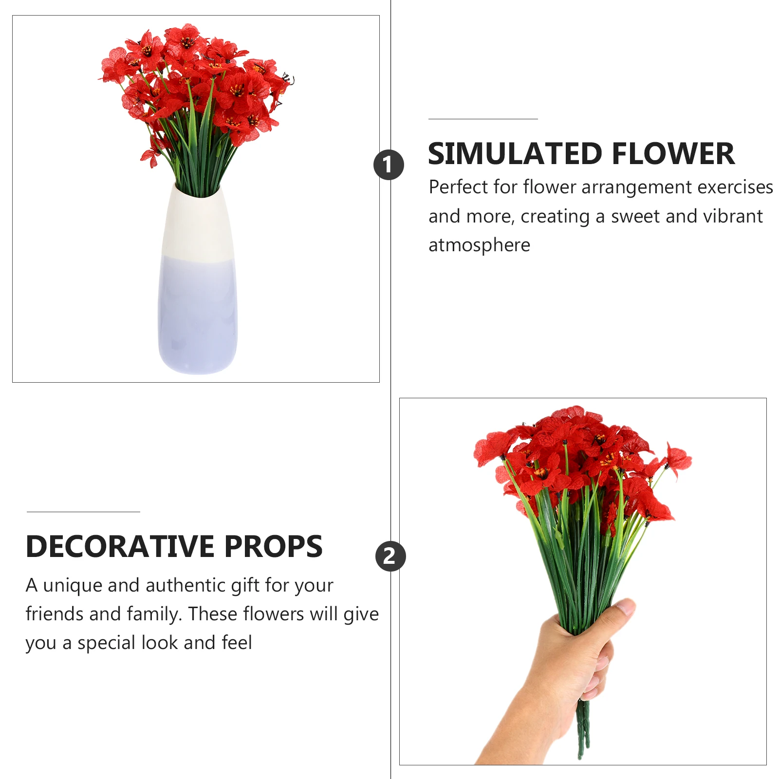 

4pcs Artificial Violet Flowers Simulated Plastic Floral Arrangement For Home Decor Wedding Party Table Center Decor Photography