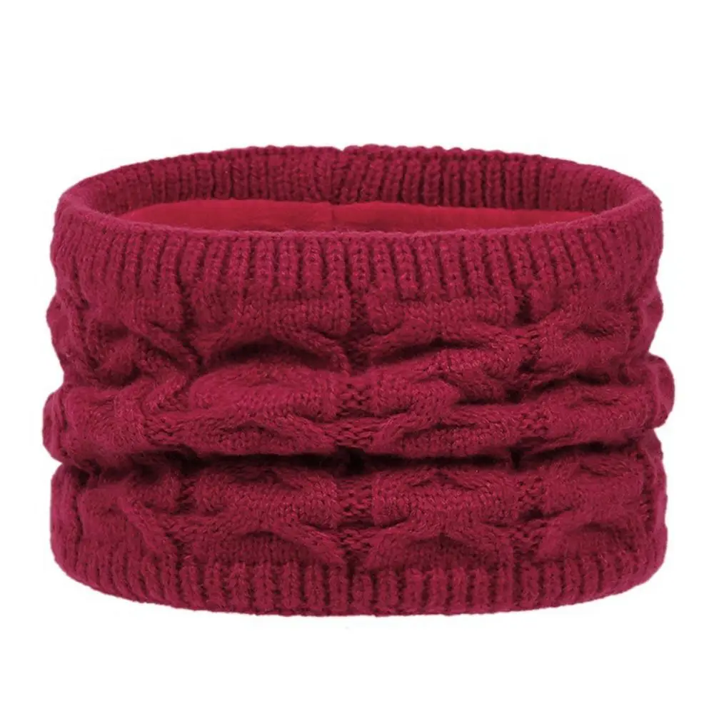 سميكة النساء قبعة وشاح قفازات مجموعة بلون قبعة صغيرة الشتاء قفازات متماسكة مجموعة الباردة واقية الحرارية Pompom قبعة صغيرة في الهواء الطلق