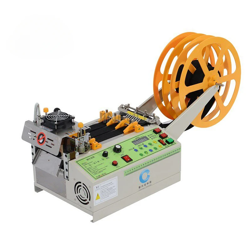 Automatic hot cold knife nylon webbing tape ribbon cutter cutting machine