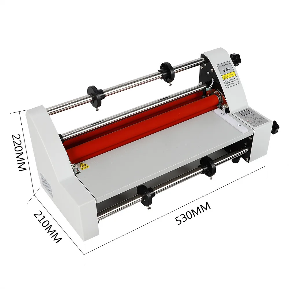 700W Hot Cold Roll Laminator Digitale Controle Thermische Lamineermachine Met Elektronische temperatuurregeling 53*21cm