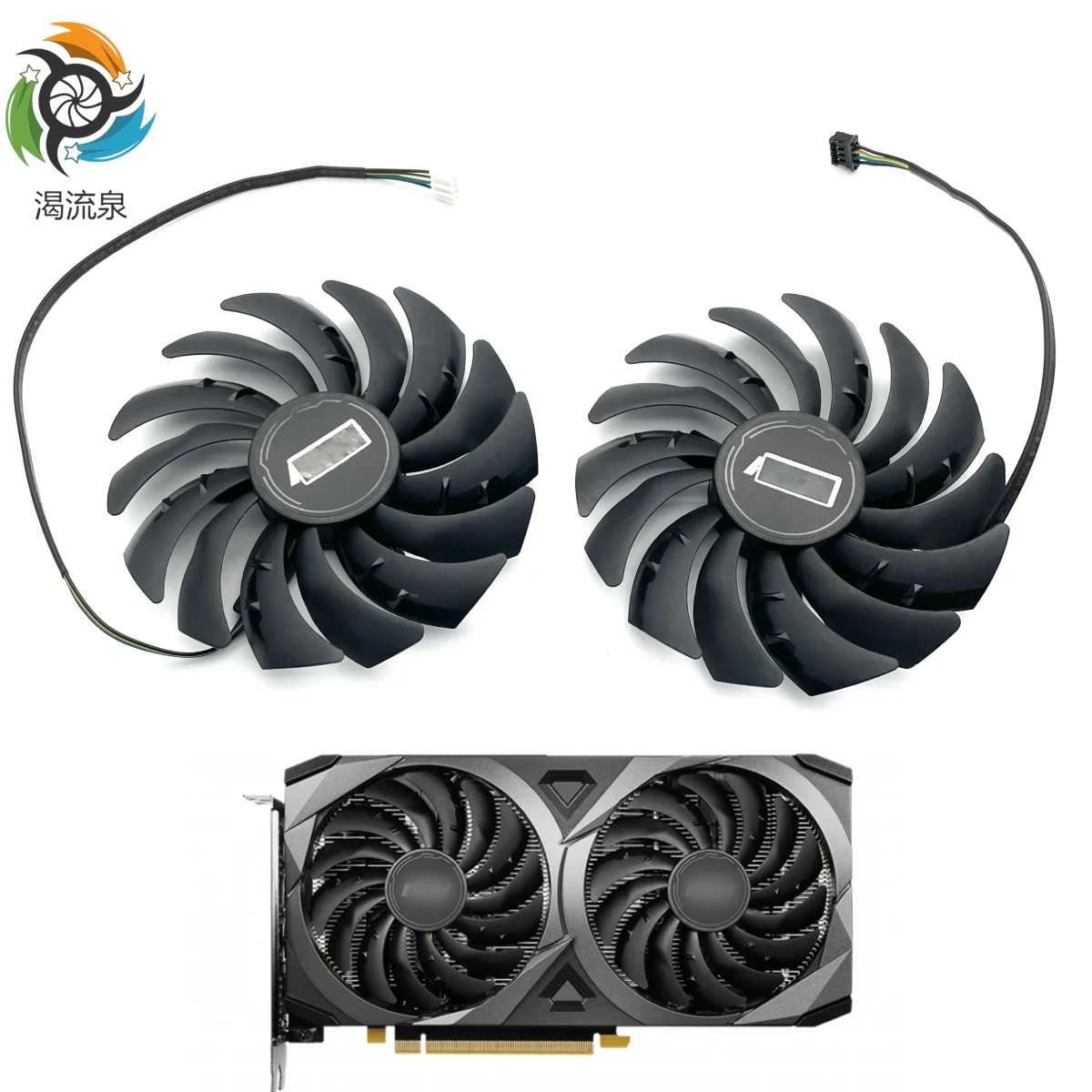 95mm PLD10010S12HH RTX3060 gpu cooling fan for MSI RTX 3070 3060 3060Ti Ventus 2X OC graphics card cooler fan