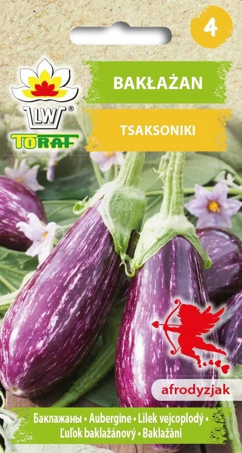 Aubergine TSAKONIKI Auberginezaden Toraf 6.