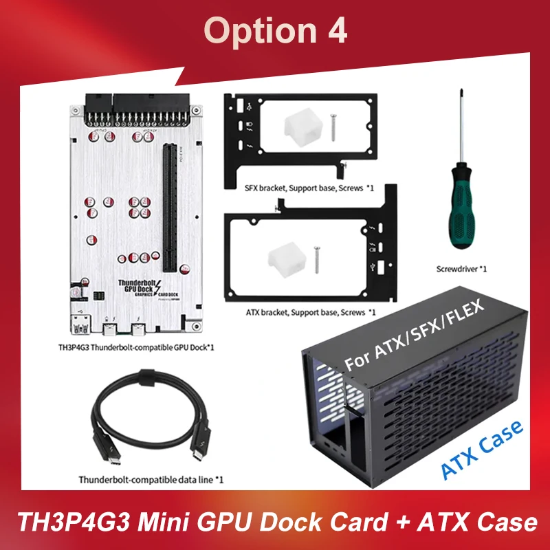 アップグレードされた TH3P4G3 PD 60W 85W GPU ドック グラフィックス