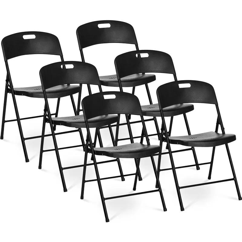 

Oline Folding Chair, Indoor Outdoor Plastic Commercial Stackable Foldable Guest Chairs for Events Office Wedding Party Picnic