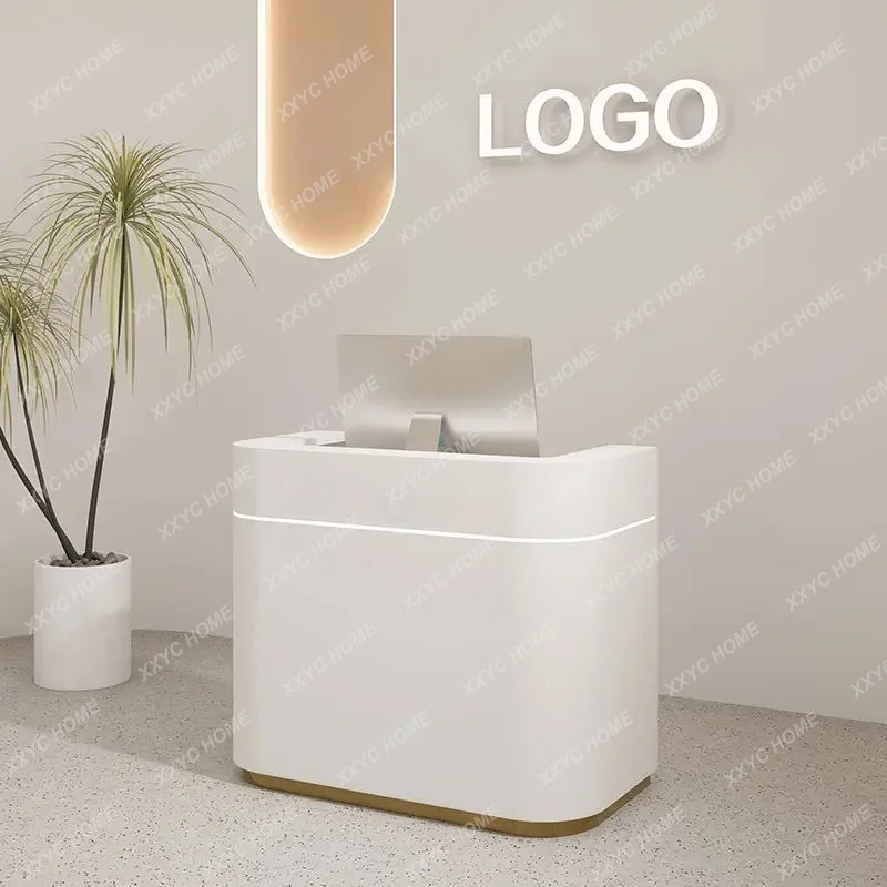 XXLuxury Modern Reception Desks Business Service Counter Elegant Reception Desks Design Welcome  Office Furnitu