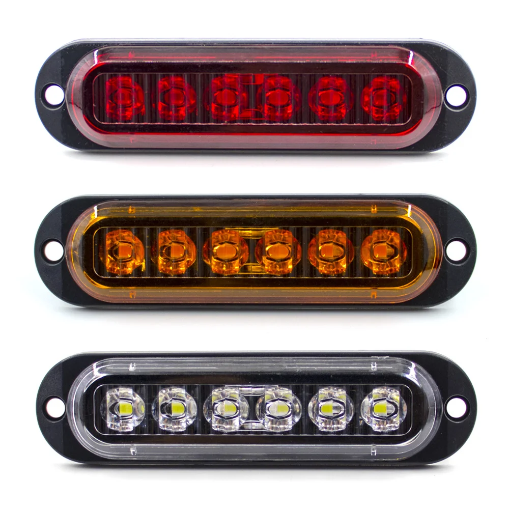 Brighten Up Your Truck with 6LED Side Lights - 10V-30V Signal Light Rechargeable Bulb  Emergency Light Rechargeable Lamps Home