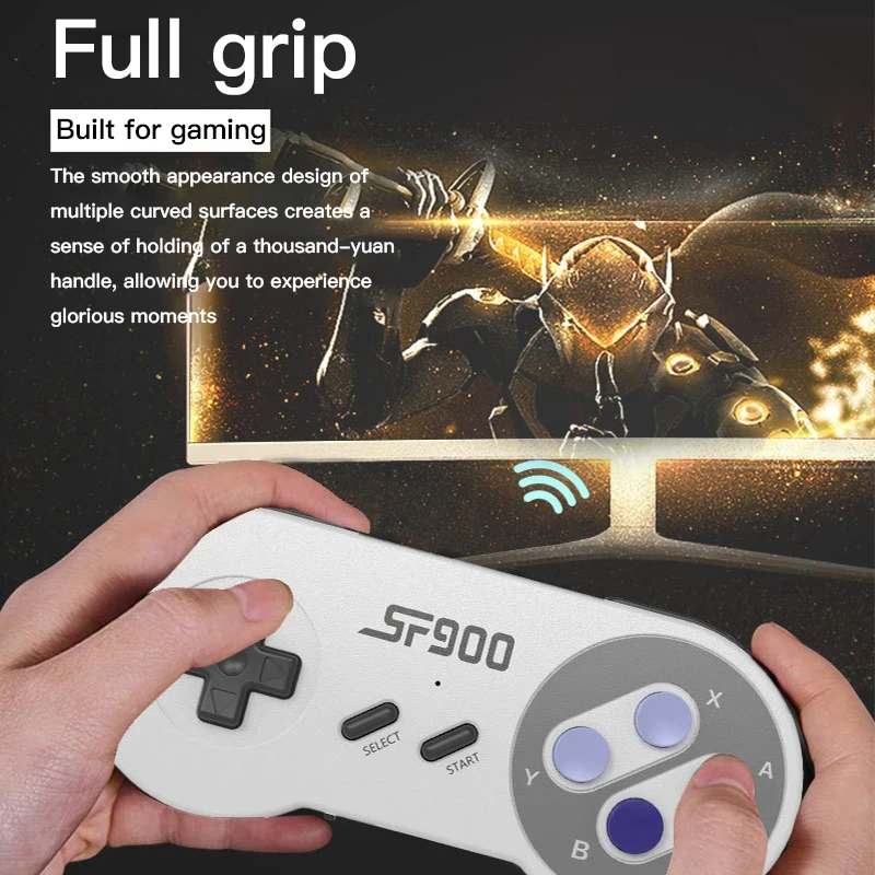 SF900 retro console built-in 5000 games SNES wireless video game console HDMI compatible HD playback console image 3