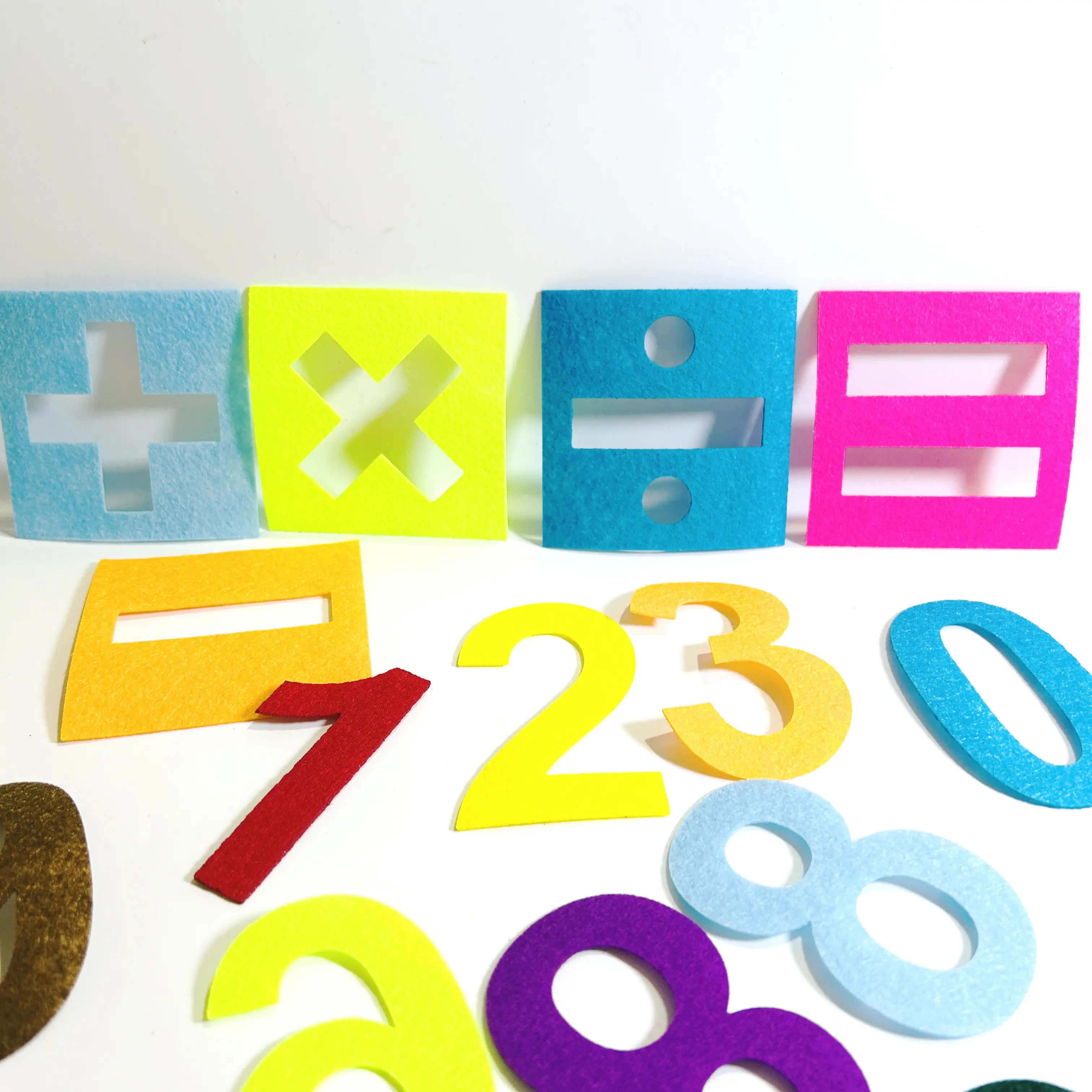 30 PCs/Set Felt Numbers die cuts, learning toys, colorful numbers for kids, educational toy, toddler educational toys,Math Toys