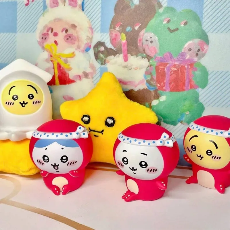 Tiny and Adorable Usagi Hachiware Figurine Doll Cartoon Doll Car Interior Decoration Small Ornaments Decorations view 4