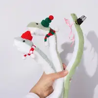 Plush Year of The Snake Plush Toy Little Snake Wrap Around Arm Snake Stuffed Plush Doll Comfort Cartoon Green Snake Animal Doll 3