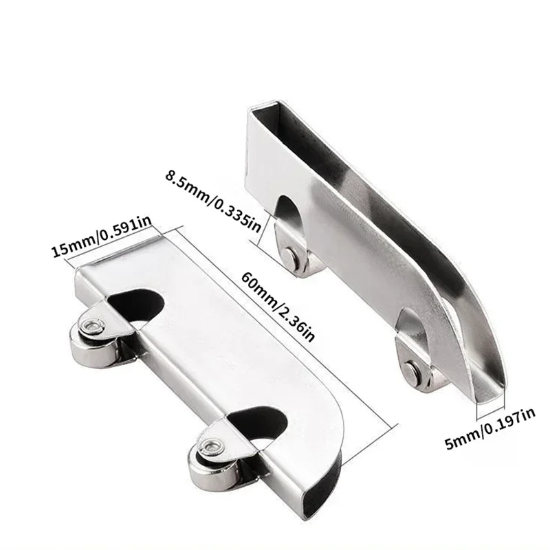 6/10/20pcs Small Pulleys, Glass Sliding Door Pulleys, Mobile Rollers, Clamp Wheels, Suitable for Glass Installation