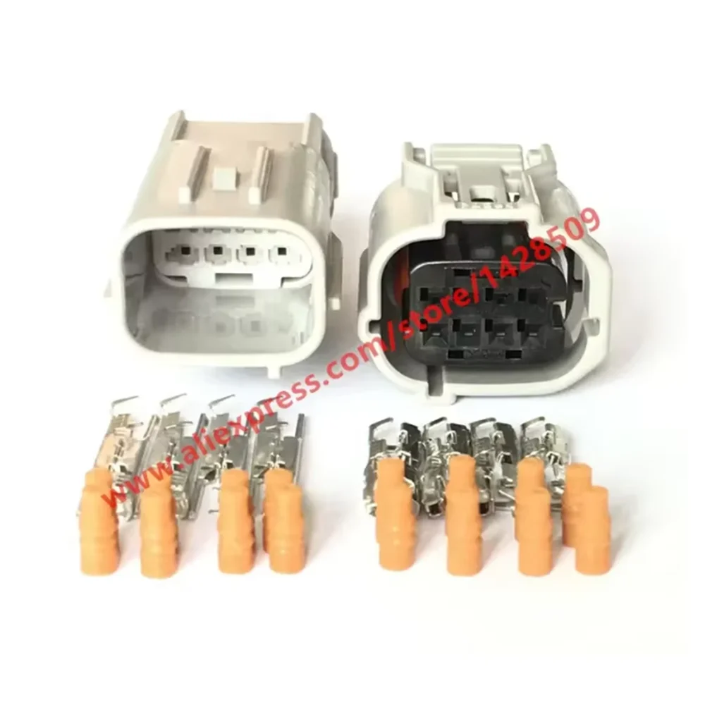 1 Set 8 Pin 12520 12519 Auto Reversing Radar Plug 6188-0779 Fuel Injector Socket 6189-1240 Automotive Connector For Toyota Car