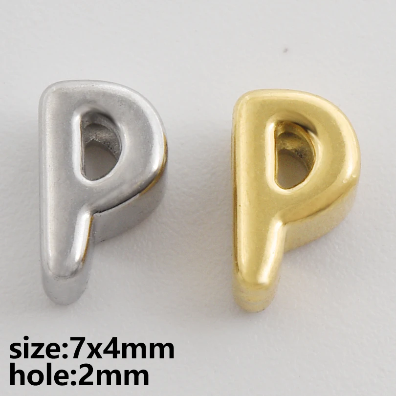 8-26 teile/los Exquisite Kompakte Edelstahl 26 Buchstaben A-Z Charm Anhänger Schmuck Machen Handwerk Diy Halskette Armband Zubehör – Detail 17