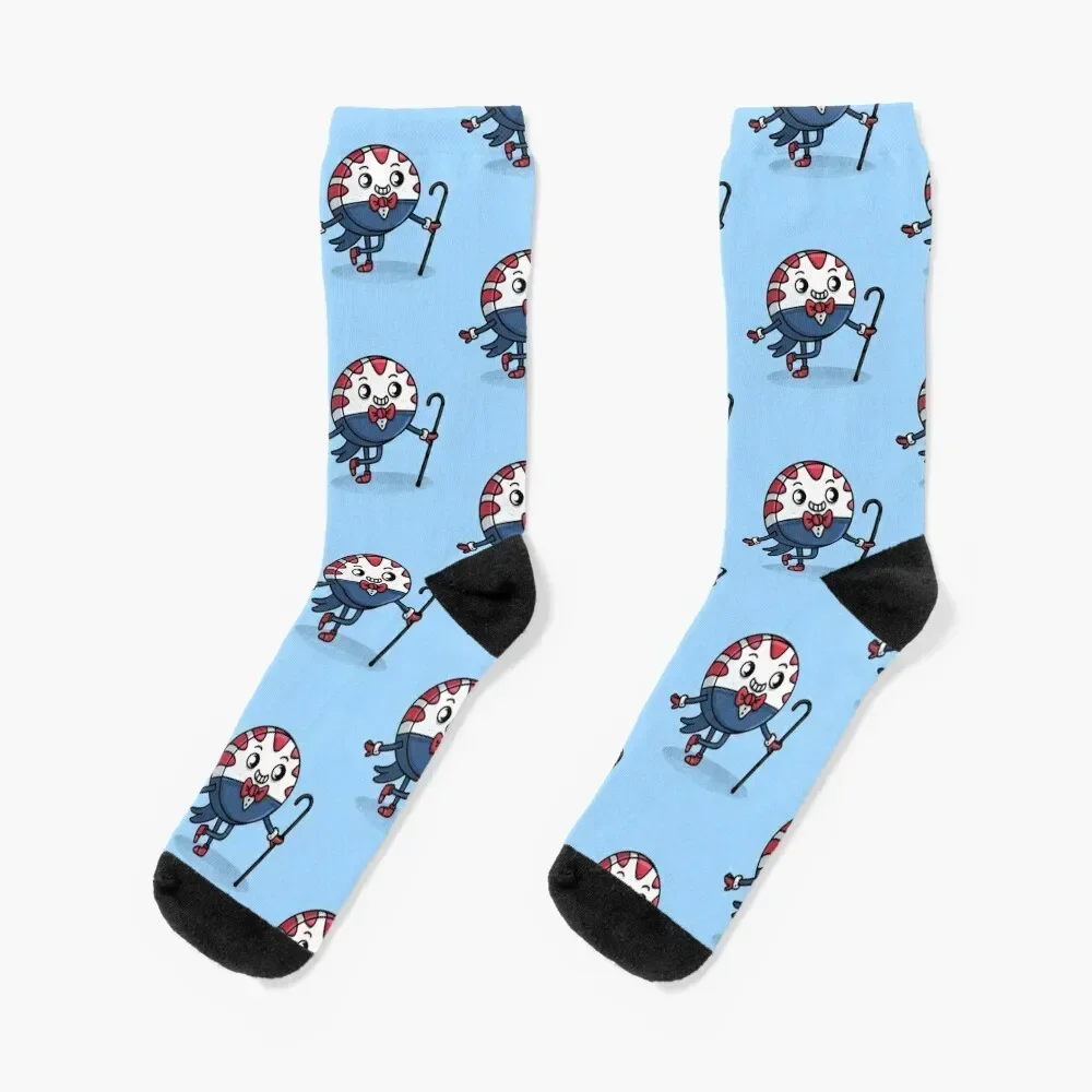 

Peppermint Butler Socks funny sock sheer soccer anti-slip Sports Male Socks Women's