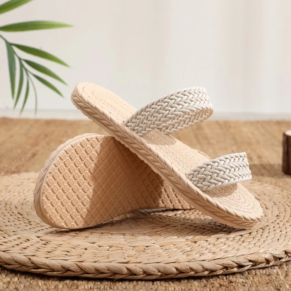 عطلة عادية المنسوجة الشريط النعال مقاوم للماء إيفا المنسوجة نمط الصنادل أحذية عدم الانزلاق عطلة نعال شاطئ في الهواء الطلق #2