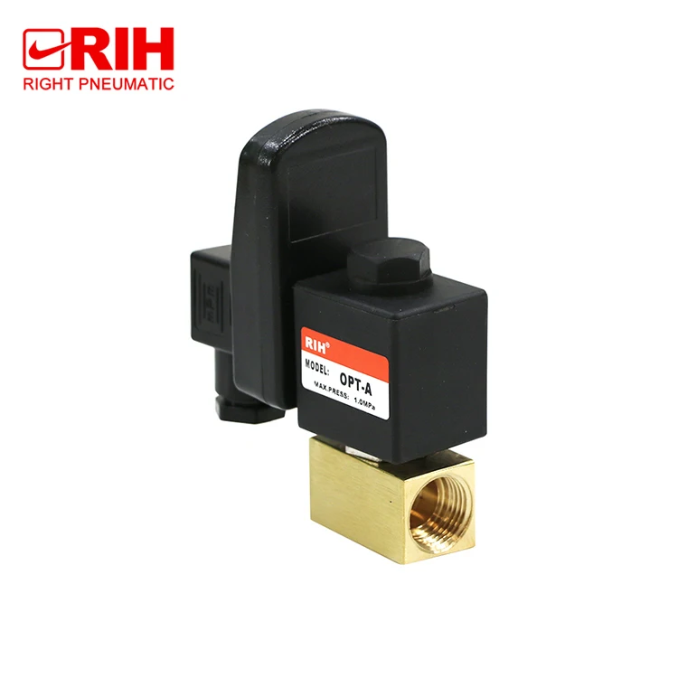 Detalhe 2 de Válvula solenoide Pneumatic Timer Electronic Timed Automatic Auto Drain Valve for air Compressor,Water 1/2'' Electrical Drain Solenoid Valve Pneumática