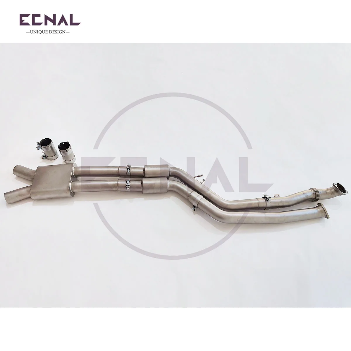 

Ecnal Exhaust for BMW G80 G82 M3 M4 to gt4 Stainless Steel with cat Exhaust Midpipe with Muffler