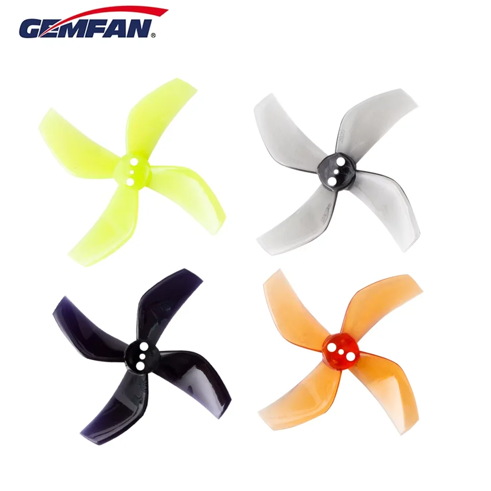 

4 пары Gemfan D51 51 мм 2020 4-лопастной пропеллер для ПК 1,5 мм для RC FPV Racing Freestyle 2 дюйма Cinewhoop канальные дроны DIY Запчасти
